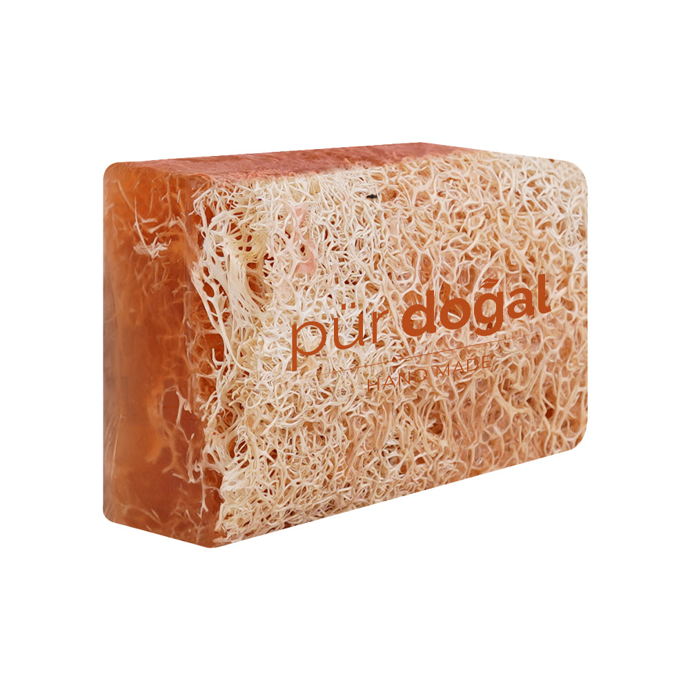 Pür Doğal 100% Natural Loofah Soap with Argan Oil 130gr